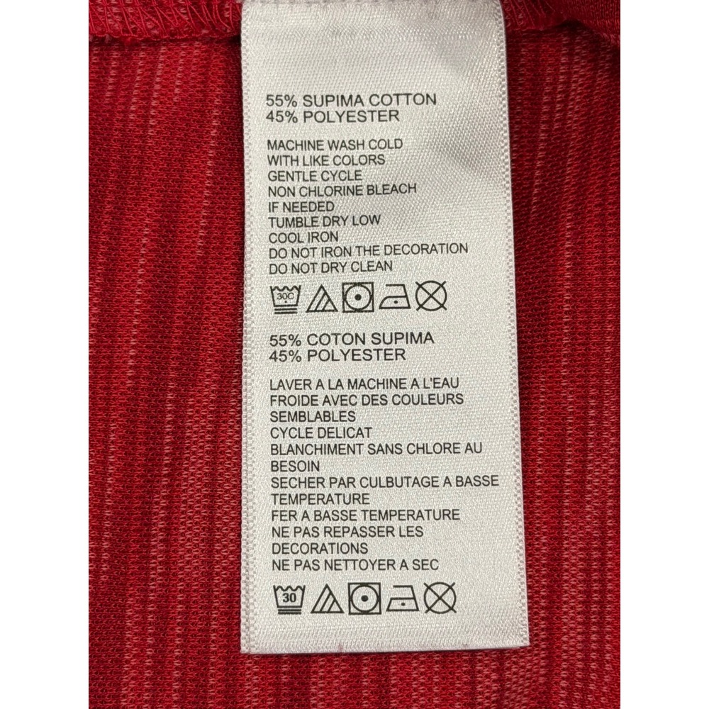 Tommy Bahama Men's XL Red Heathered Pullover Hoodie Long Sleeve Shirt - Picture 4 of 10